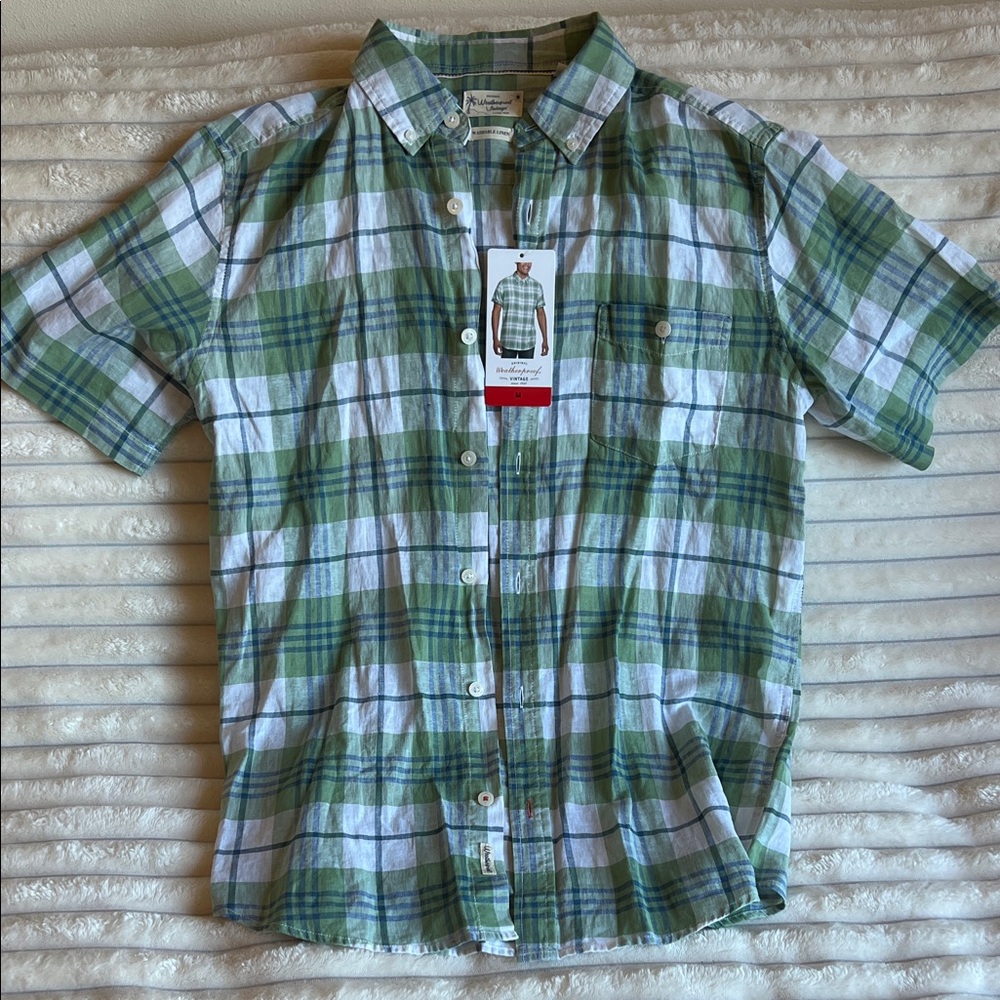 Weatherproof vintage linen shirt
